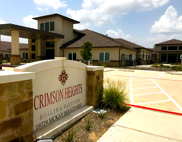 Exterior of Crimson Heights Health & Wellness in Humble, TX