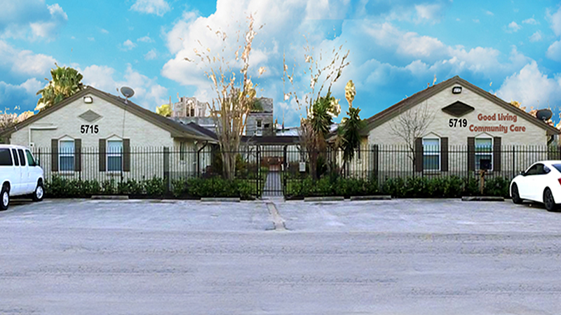 Exterior of Good Living Community Care INC III in HOUSTON, TX