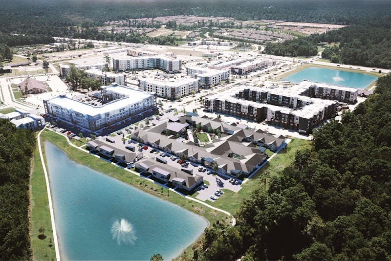 Exterior of Landing at Watermere Woodland Lakes in Conroe, TX