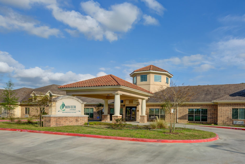 Exterior of Proveer at Northgate in Houston, TX