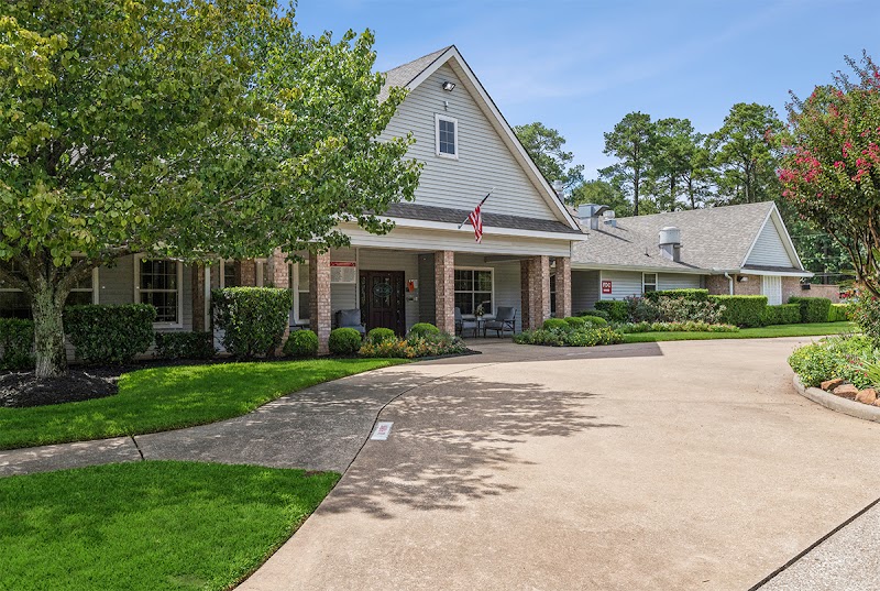 Exterior of Strake Court in Conroe, TX