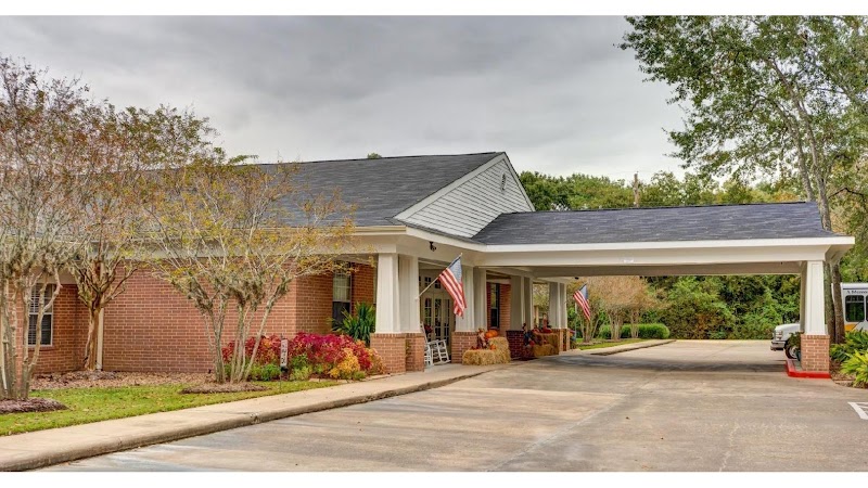 Exterior of The Auberge at Sugarland - A Memory Care Community in Sugar Land, TX