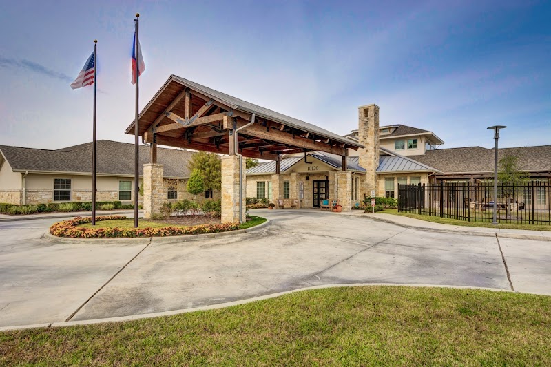Exterior of The Auberge at Vintage Lake - A Memory Care Community in Houston, TX