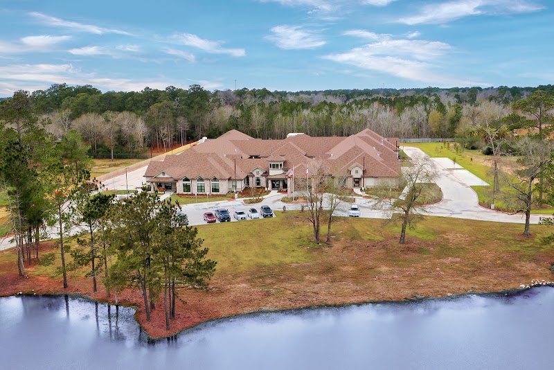 Exterior of The Heights on Valley Ranch in Porter, TX